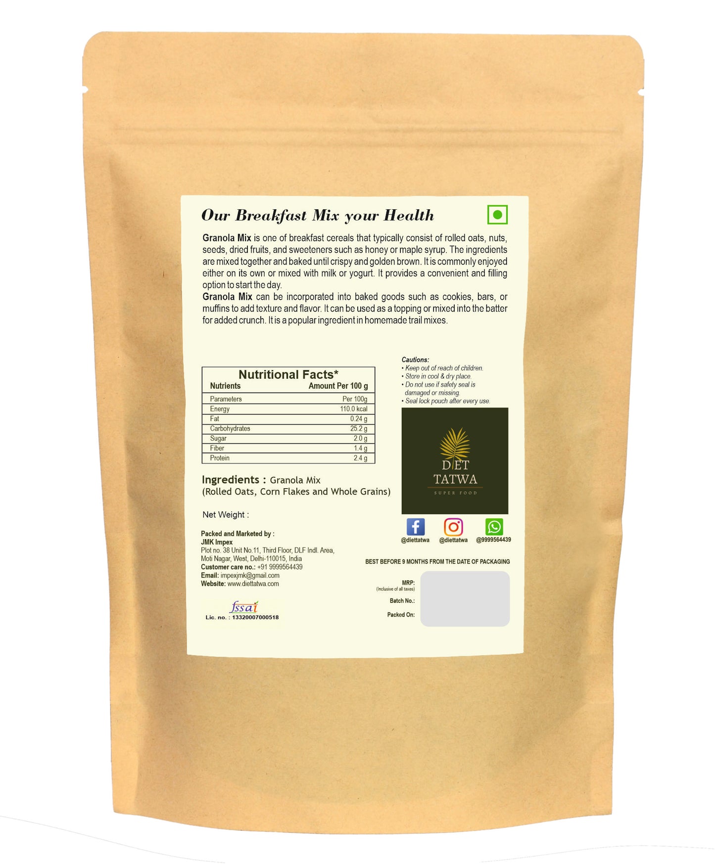Granola mix